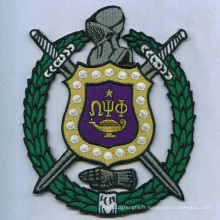 Badges brodés de broderie de patch de symbole d&#39;escrime (GZHY-PATCH-015)